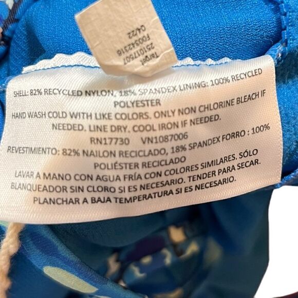 NWT RHODE Blue Zinnia One Piece Swimsuit, Size S - Picture 11 of 12